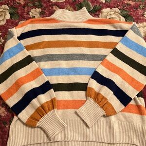Turtleneck Stripe Sweater